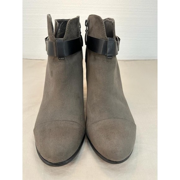 Limelight Jena Faux Suede Tan Ankle Booties, Gray. Size: 10 - Picture 5 of 16